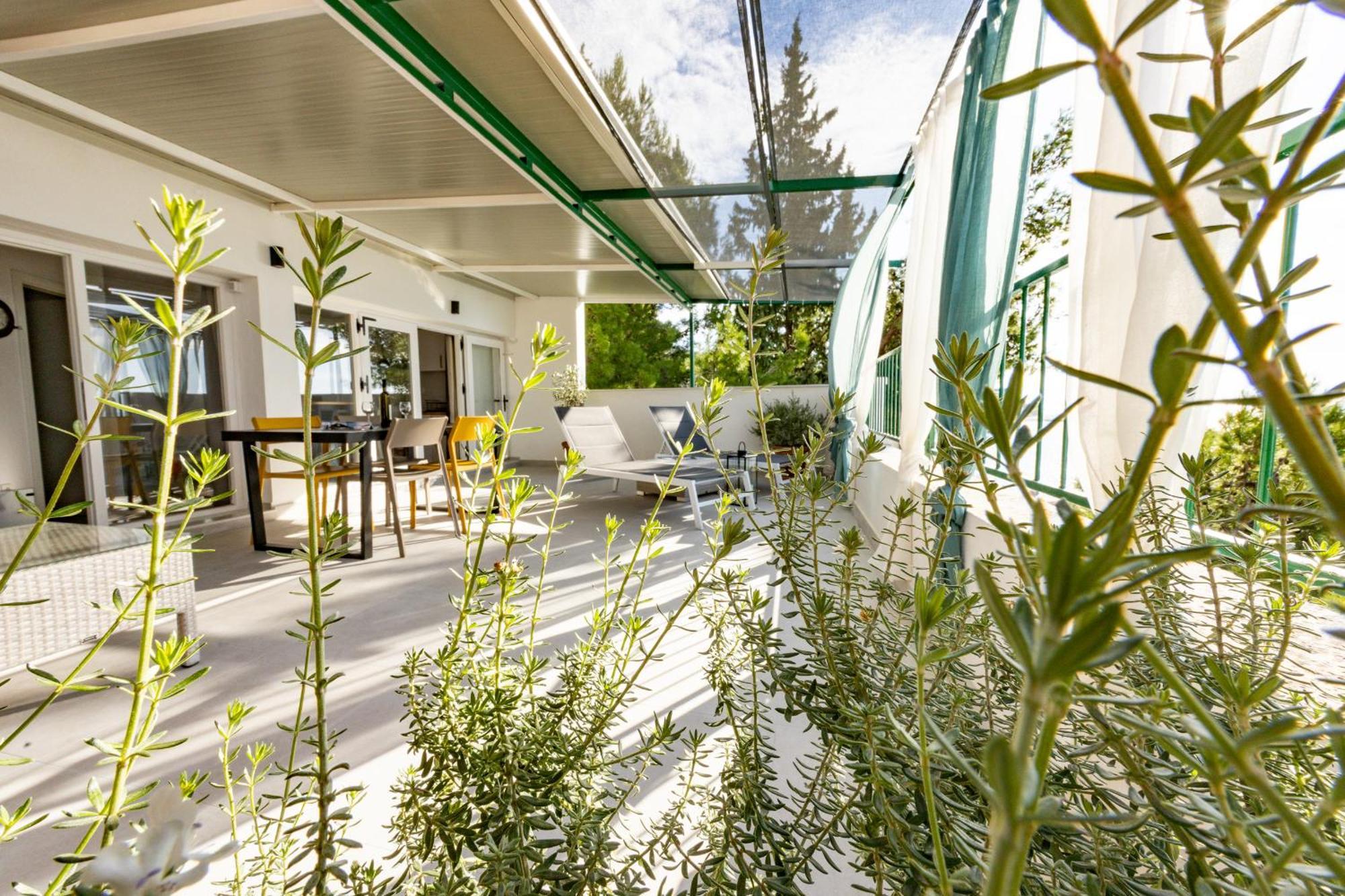 Apartments Krzanic Подгора Экстерьер фото